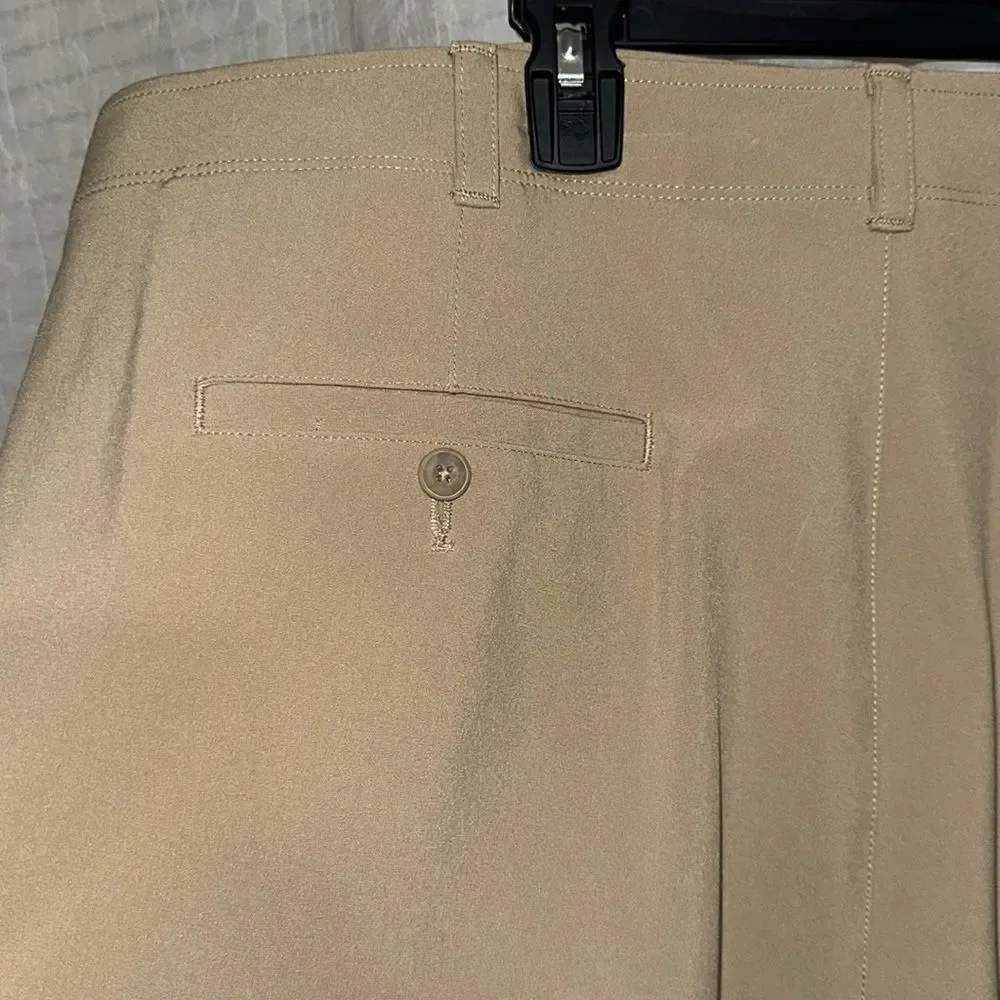 Ben Hogan 42 Khaki Nylon Golf Lightweight Shorts